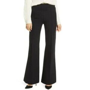 Spanx Classic Black High Rise Flare Pants XL Petite Stretch Ponte 20252Q